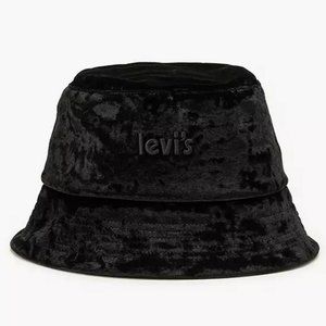 Womens Levi's Velvet Bucket Hat Sz: M